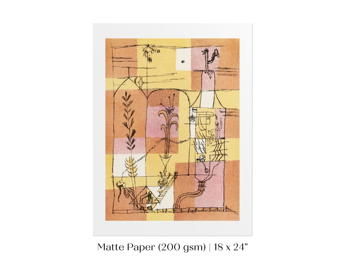 Paul Klee | In the Spirit of Hoffman | P284 - Single Art Prints - Piccolo Fiore Prints