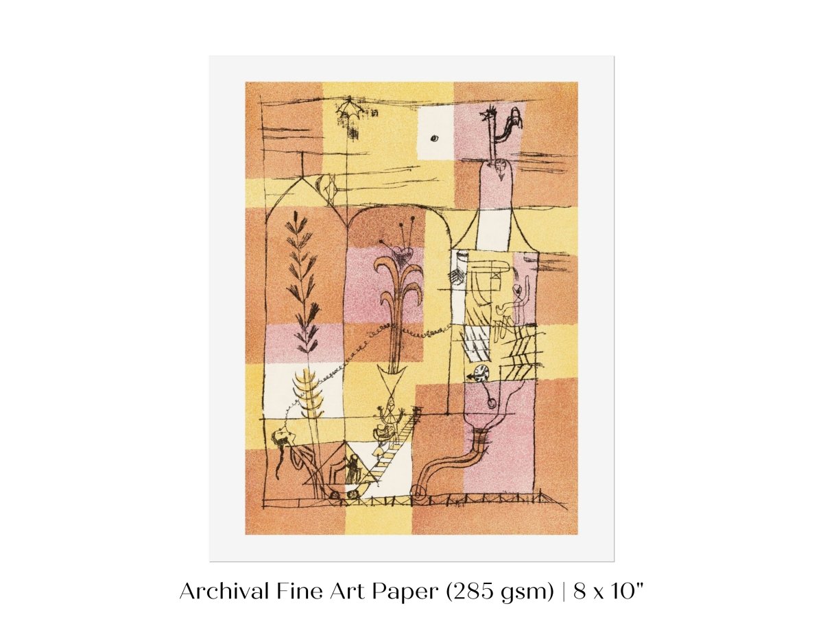 Paul Klee | In the Spirit of Hoffman | P284 - Single Art Prints - Piccolo Fiore Prints