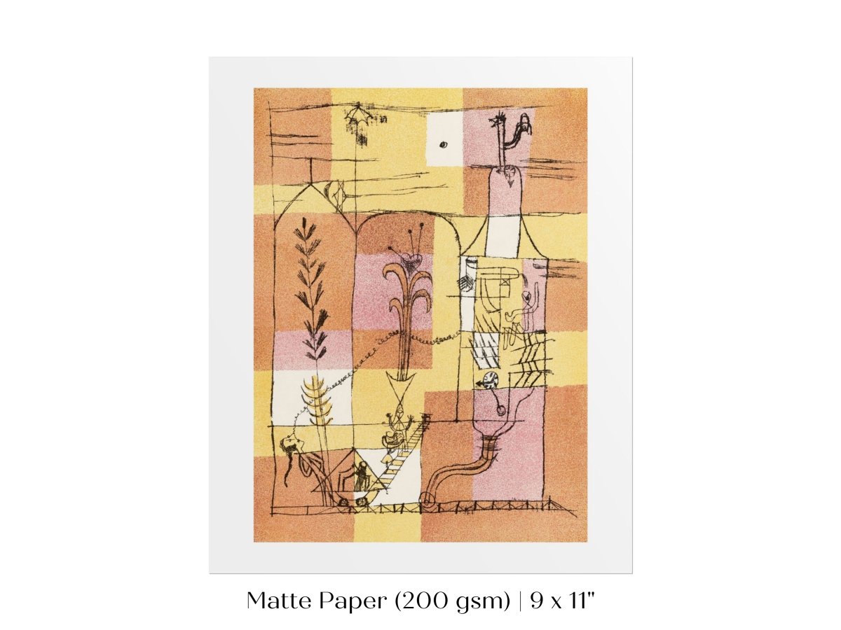 Paul Klee | In the Spirit of Hoffman | P284 - Single Art Prints - Piccolo Fiore Prints