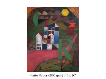 Paul Klee | Villa R | P293 - Single Art Prints - Piccolo Fiore Prints