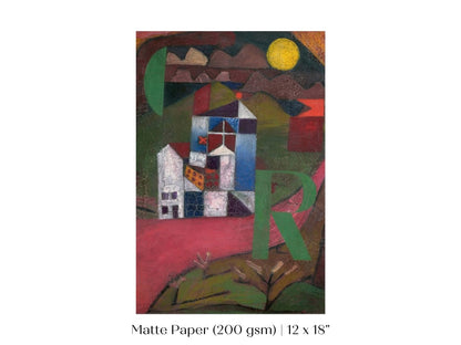 Paul Klee | Villa R | P293 - Single Art Prints - Piccolo Fiore Prints