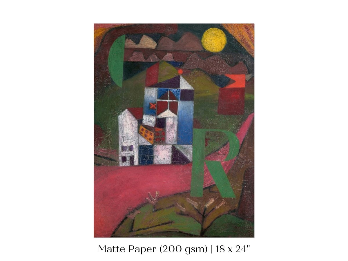 Paul Klee | Villa R | P293 - Single Art Prints - Piccolo Fiore Prints