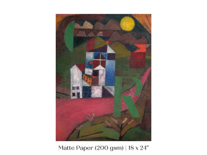 Paul Klee | Villa R | P293 - Single Art Prints - Piccolo Fiore Prints