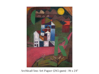 Paul Klee | Villa R | P293 - Single Art Prints - Piccolo Fiore Prints