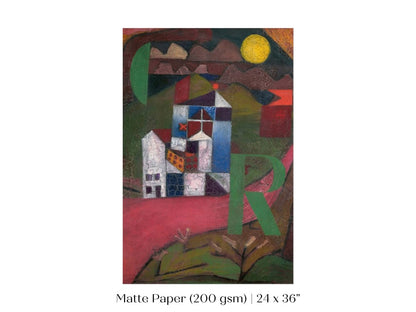Paul Klee | Villa R | P293 - Single Art Prints - Piccolo Fiore Prints
