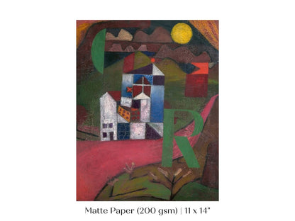 Paul Klee | Villa R | P293 - Single Art Prints - Piccolo Fiore Prints
