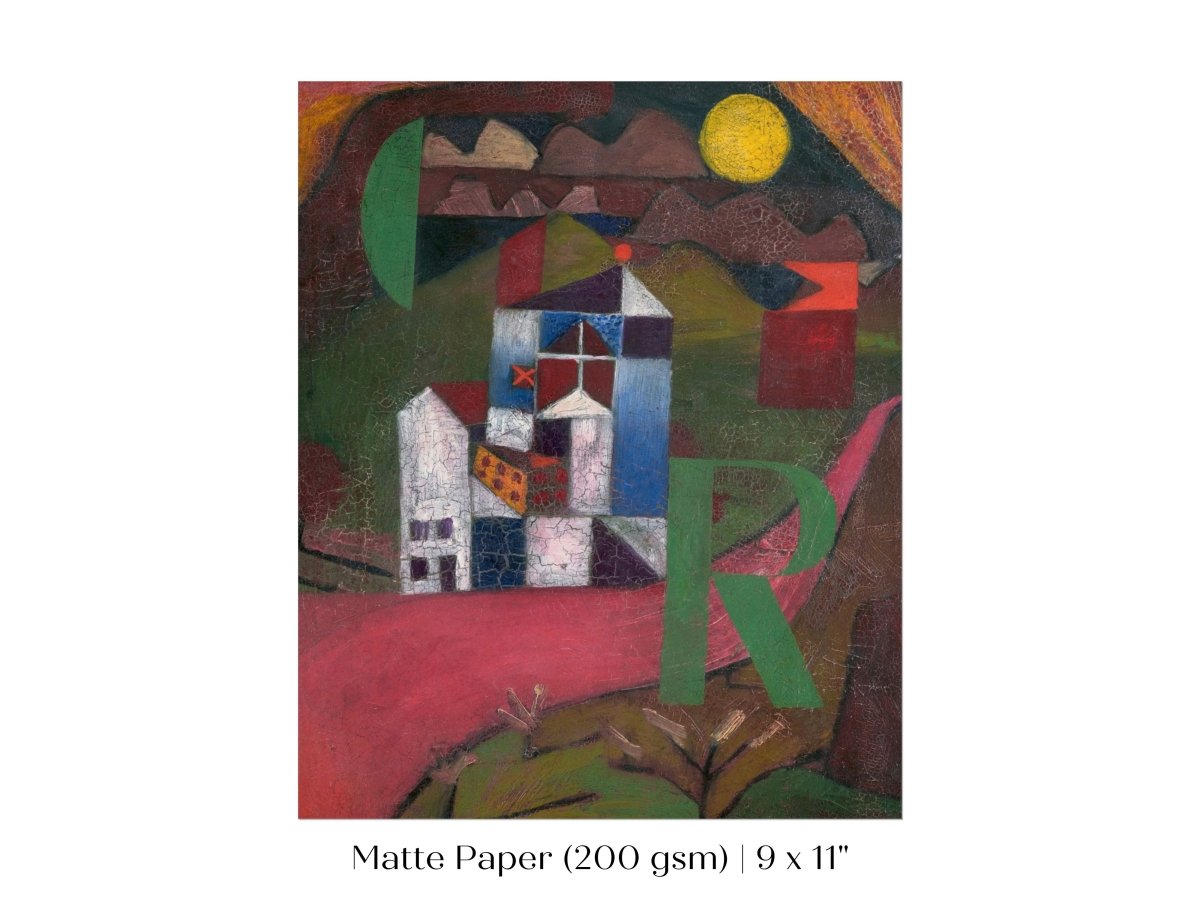 Paul Klee | Villa R | P293 - Single Art Prints - Piccolo Fiore Prints