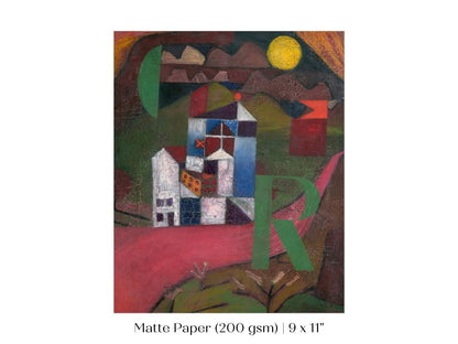 Paul Klee | Villa R | P293 - Single Art Prints - Piccolo Fiore Prints
