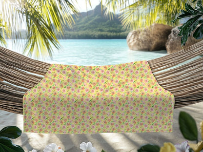 Peach Peony in Yellow | Beach Towel - Beach Towel - Piccolo Fiore Prints