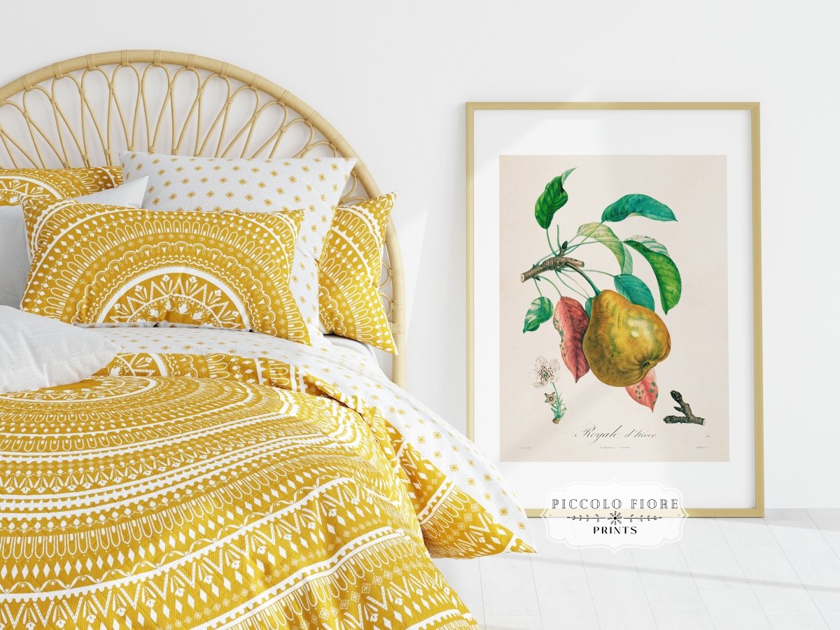 Pear | Botanical Illustration | P181 - Single Art Prints - Piccolo Fiore Prints
