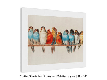 Perch of Small Birds | P30.2 - Single Art Prints - Piccolo Fiore Prints