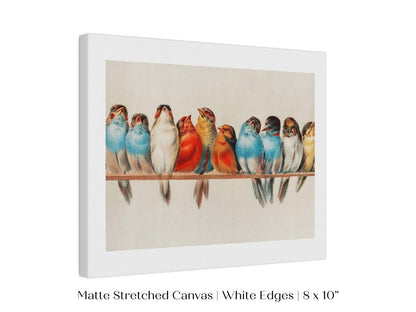 Perch of Small Birds | P30.2 - Single Art Prints - Piccolo Fiore Prints
