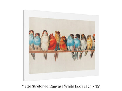 Perch of Small Birds | P30.2 - Single Art Prints - Piccolo Fiore Prints
