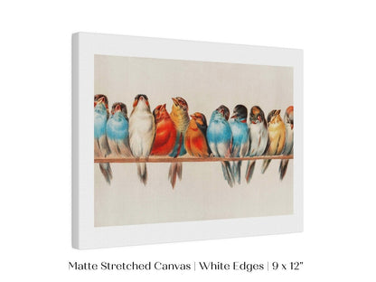 Perch of Small Birds | P30.2 - Single Art Prints - Piccolo Fiore Prints