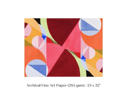 Perpendiculars | P294 - Single Art Prints - Piccolo Fiore Prints
