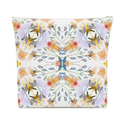 Petals and Blooms | Cotton Cosmetic Bag - Cotton Cosmetic Bag - Piccolo Fiore Prints