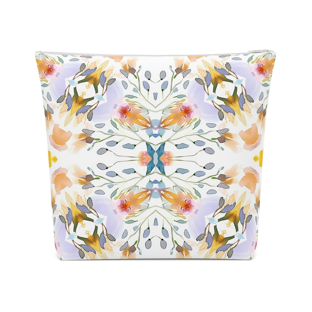 Petals and Blooms | Cotton Cosmetic Bag - Cotton Cosmetic Bag - Piccolo Fiore Prints