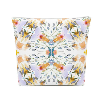 Petals and Blooms | Cotton Cosmetic Bag - Cotton Cosmetic Bag - Piccolo Fiore Prints