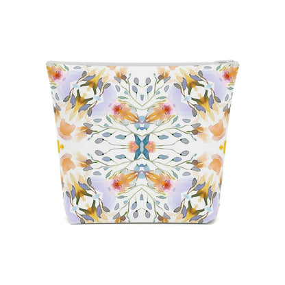 Petals and Blooms | Cotton Cosmetic Bag - Cotton Cosmetic Bag - Piccolo Fiore Prints