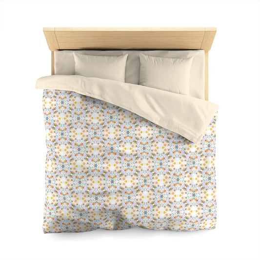 Petals and Blooms | Microfibre Duvet Cover - Microfibre Duvet Cover - Piccolo Fiore Prints