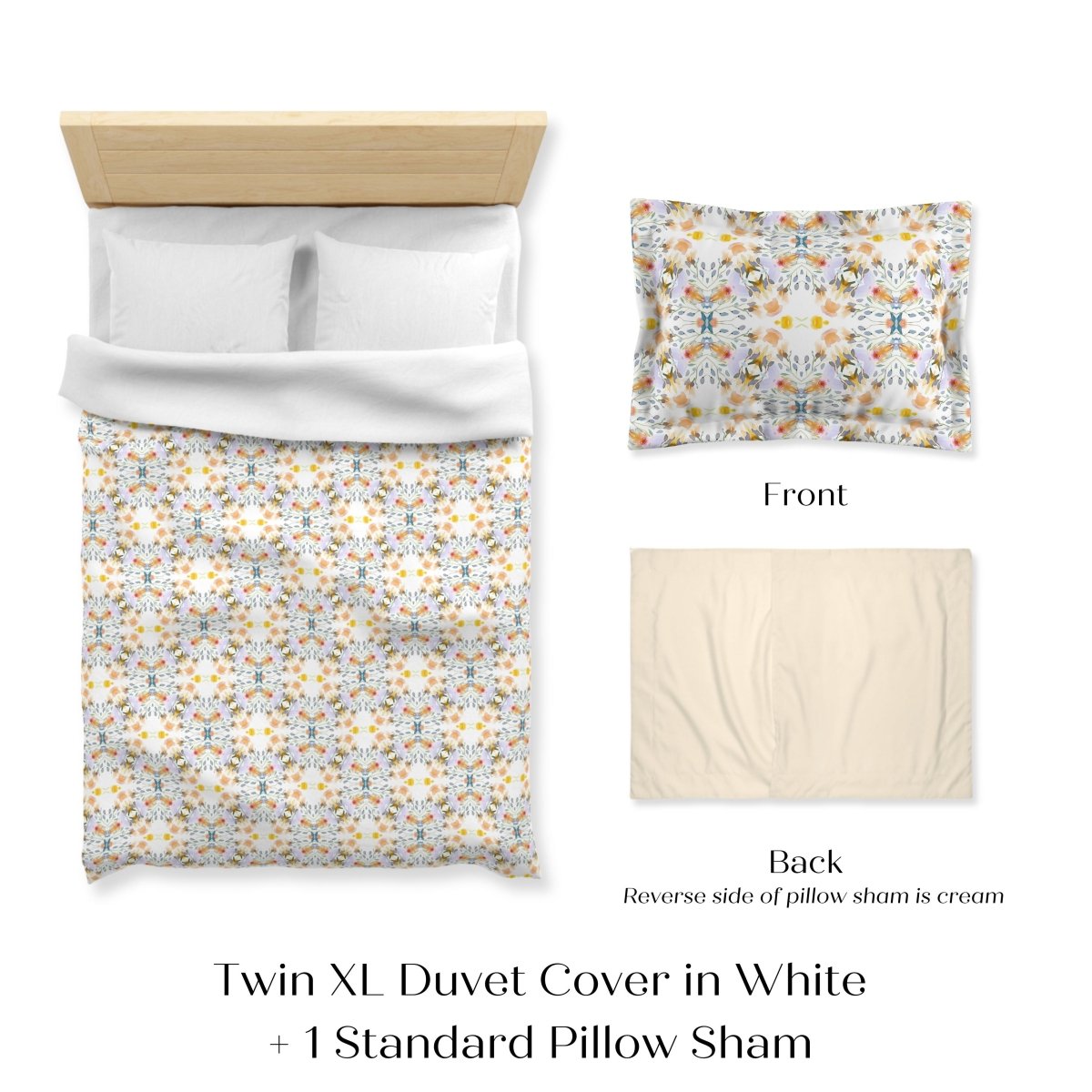 Petals and Blooms | Microfibre Duvet Cover Set - Microfibre Duvet Set - Piccolo Fiore Prints