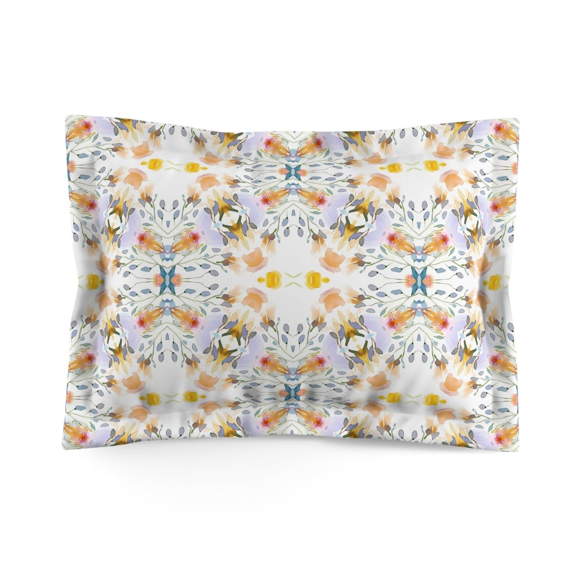 Petals and Blooms | Microfibre Oxford Pillow Sham - Microfibre Oxford Pillow Sham - Piccolo Fiore Prints