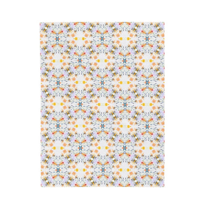 Petals and Blooms | Minky Throw Blanket - Minky Throw Blanket - Piccolo Fiore Prints