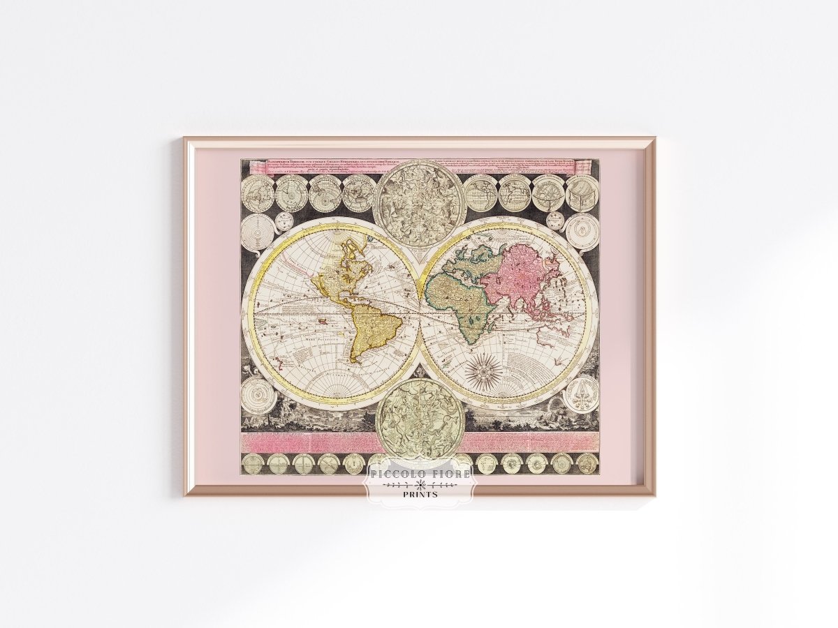 Pink and Green Eclectic | Gallery Wall Set | 9 Prints | S9 - 7 - Gallery Wall Set - Piccolo Fiore Prints