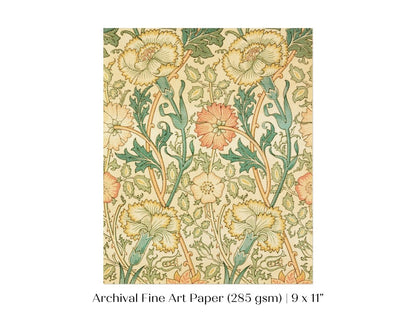 Pink and Rose Pattern | William Morris | P373 - Single Art Prints - Piccolo Fiore Prints
