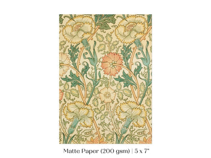 Pink and Rose Pattern | William Morris | P373 - Single Art Prints - Piccolo Fiore Prints