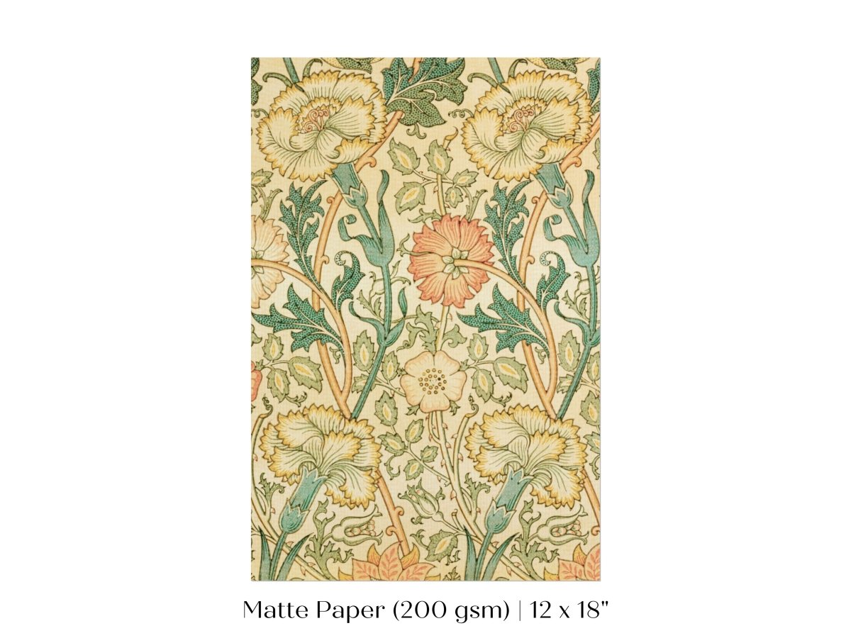 Pink and Rose Pattern | William Morris | P373 - Single Art Prints - Piccolo Fiore Prints