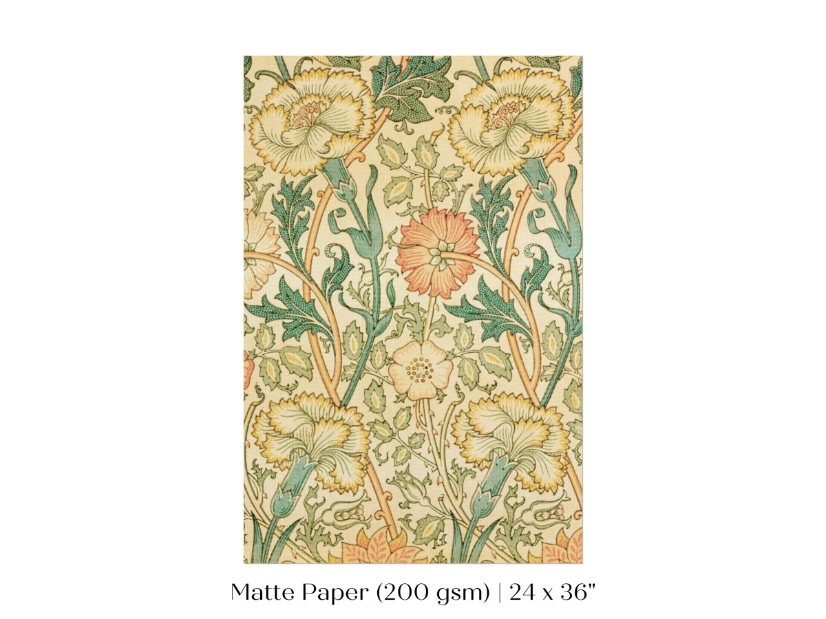 Pink and Rose Pattern | William Morris | P373 - Single Art Prints - Piccolo Fiore Prints
