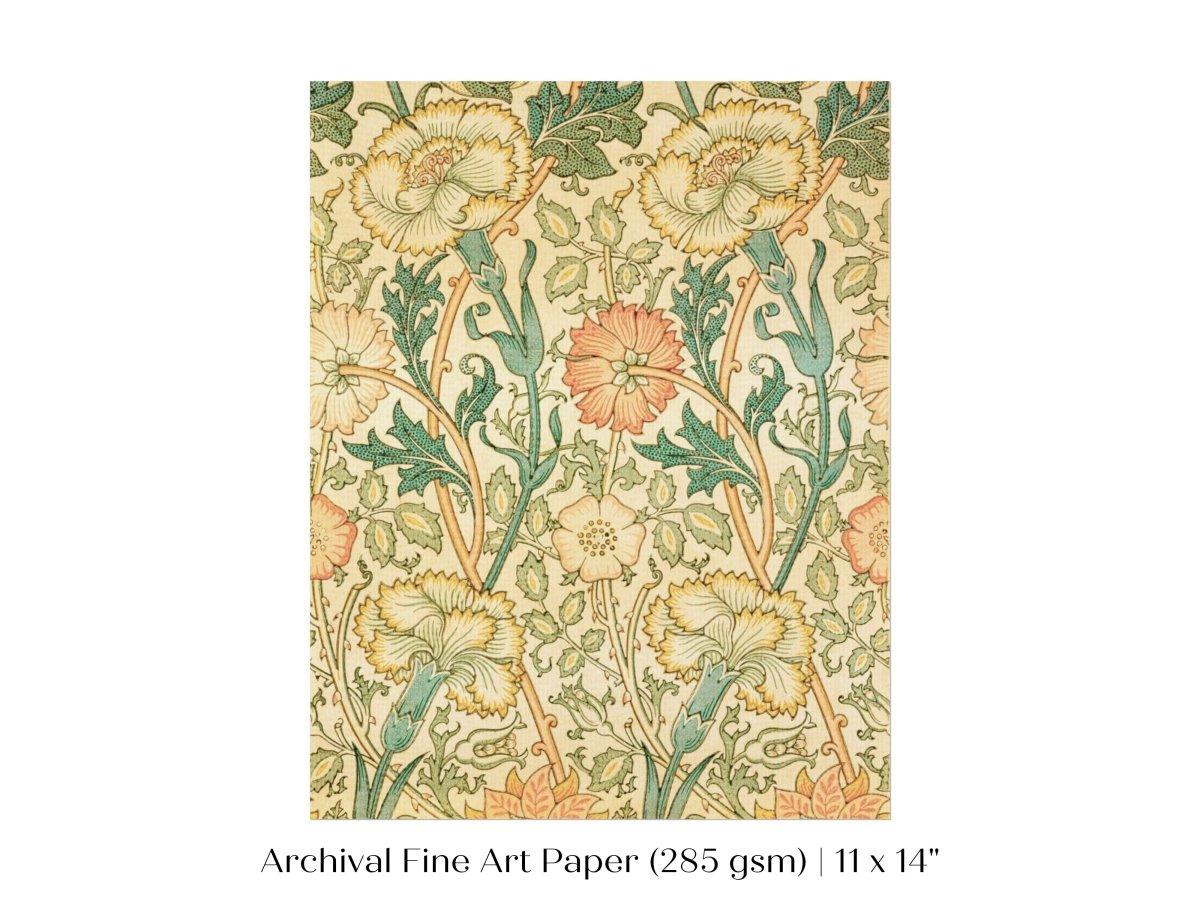 Pink and Rose Pattern | William Morris | P373 - Single Art Prints - Piccolo Fiore Prints