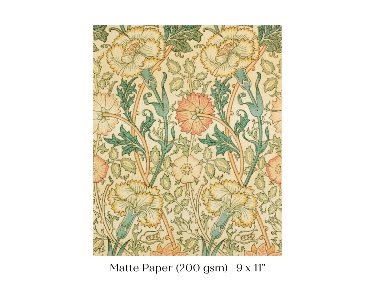 Pink and Rose Pattern | William Morris | P373 - Single Art Prints - Piccolo Fiore Prints