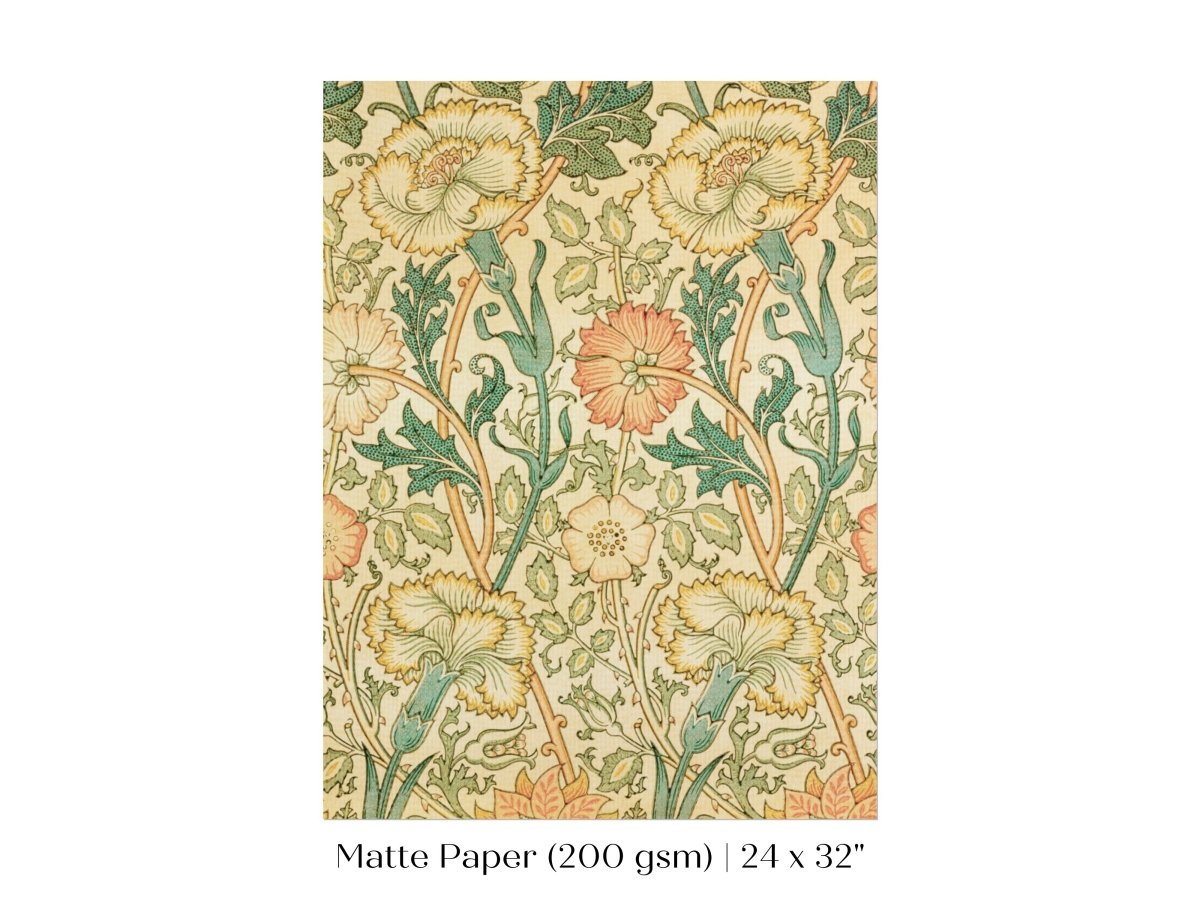Pink and Rose Pattern | William Morris | P373 - Single Art Prints - Piccolo Fiore Prints