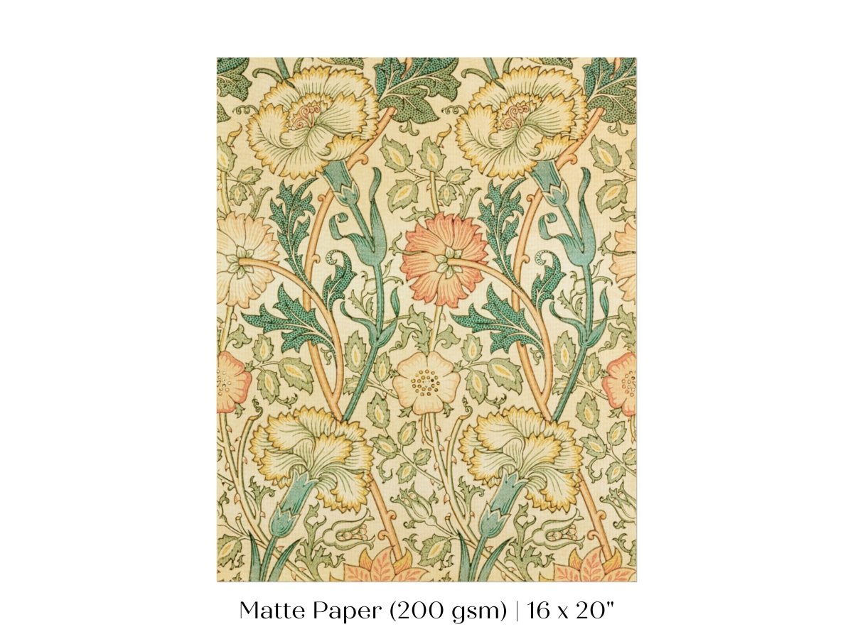 Pink and Rose Pattern | William Morris | P373 - Single Art Prints - Piccolo Fiore Prints