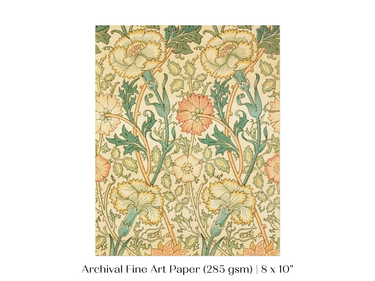 Pink and Rose Pattern | William Morris | P373 - Single Art Prints - Piccolo Fiore Prints