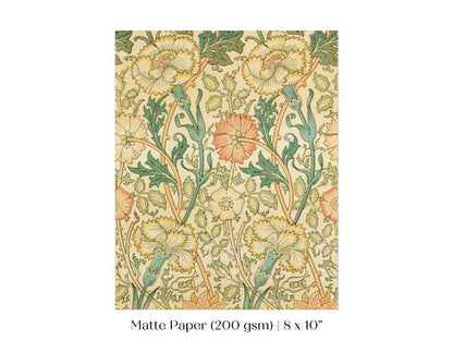 Pink and Rose Pattern | William Morris | P373 - Single Art Prints - Piccolo Fiore Prints