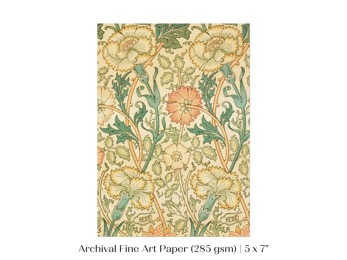 Pink and Rose Pattern | William Morris | P373 - Single Art Prints - Piccolo Fiore Prints