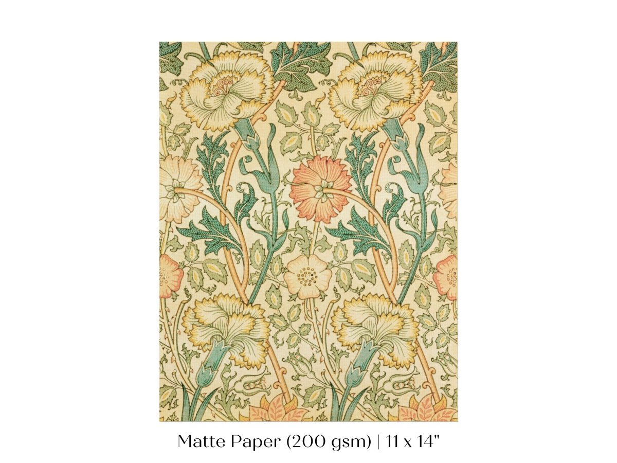 Pink and Rose Pattern | William Morris | P373 - Single Art Prints - Piccolo Fiore Prints