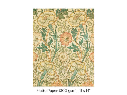 Pink and Rose Pattern | William Morris | P373 - Single Art Prints - Piccolo Fiore Prints