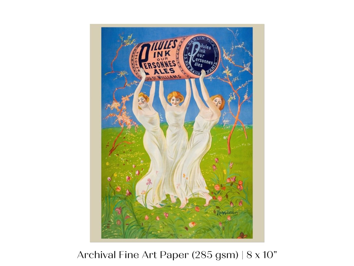 Pink Pills for Pale People | P692 - Single Art Prints - Piccolo Fiore Prints