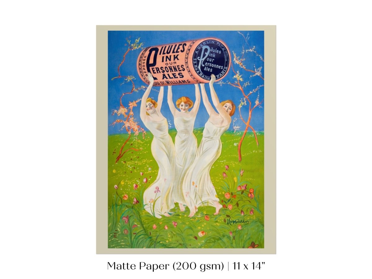 Pink Pills for Pale People | P692 - Single Art Prints - Piccolo Fiore Prints