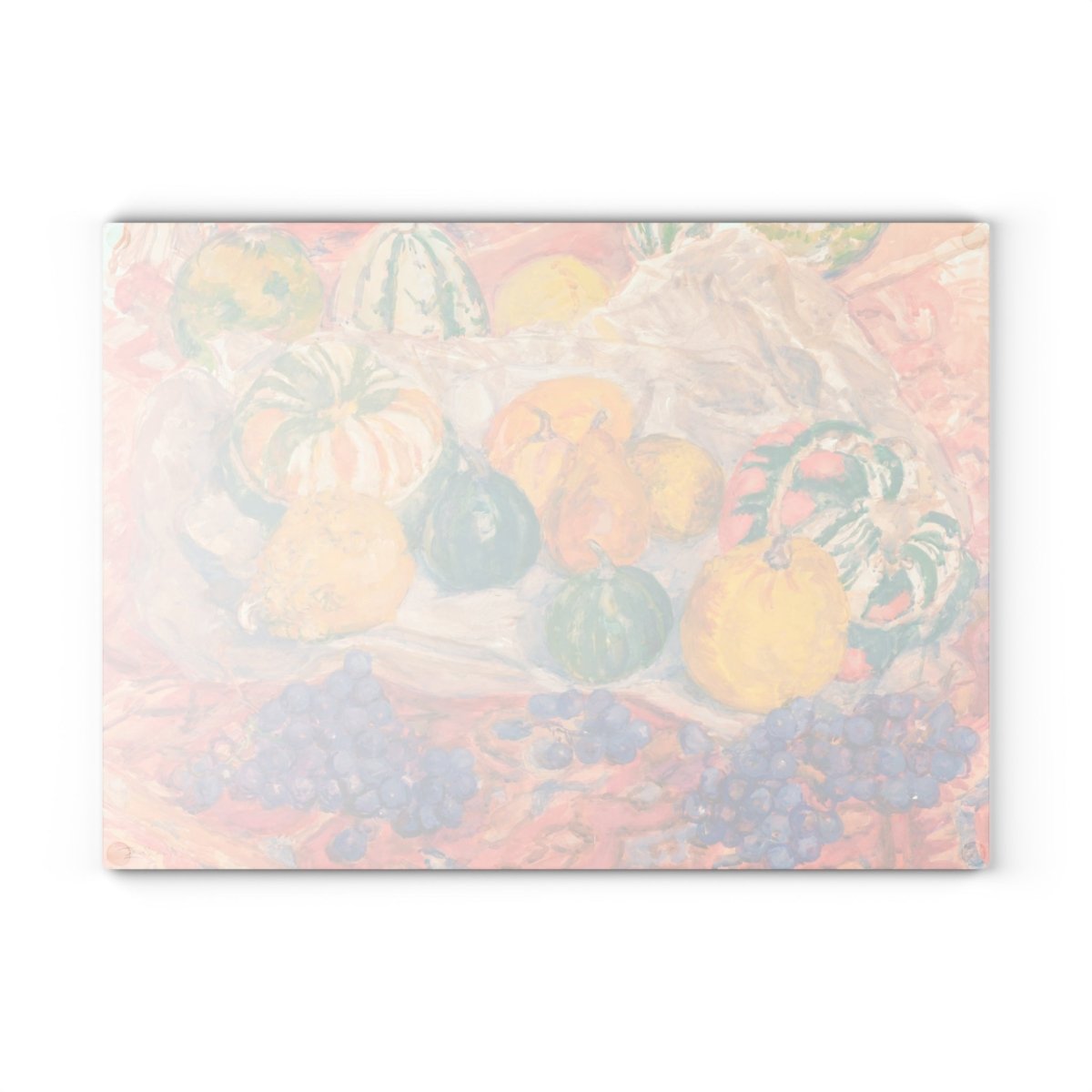 Pumpkins and Grapes | Glass Chopping Board - Glass Chopping Board - Piccolo Fiore Prints