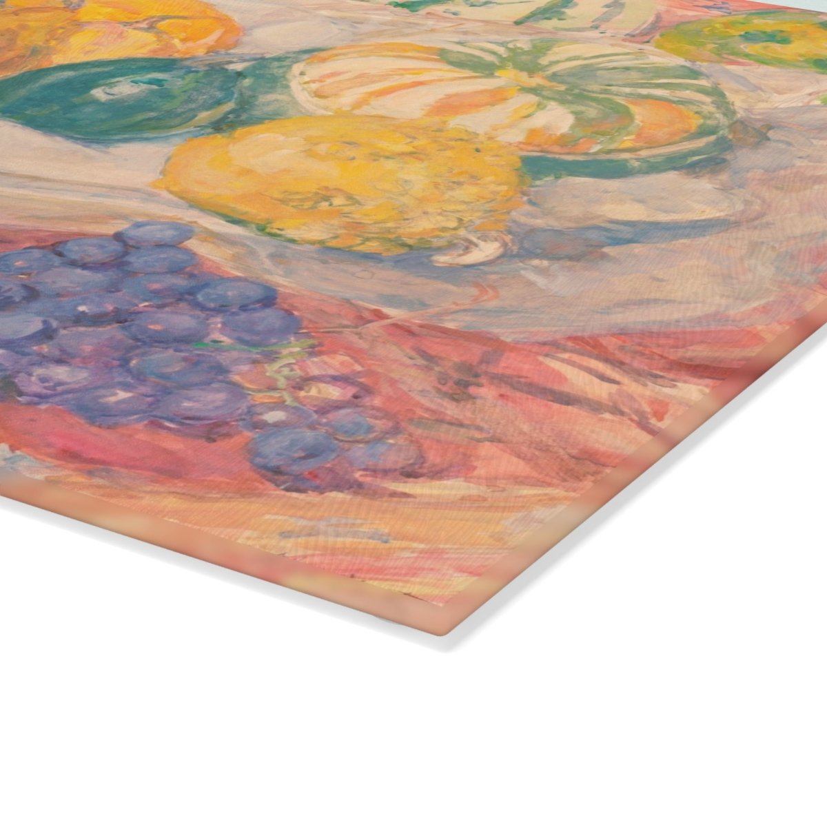 Pumpkins and Grapes | Glass Chopping Board - Glass Chopping Board - Piccolo Fiore Prints