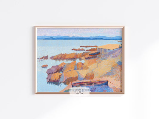 Rocky Coastline | P367 - Single Art Prints - Piccolo Fiore Prints