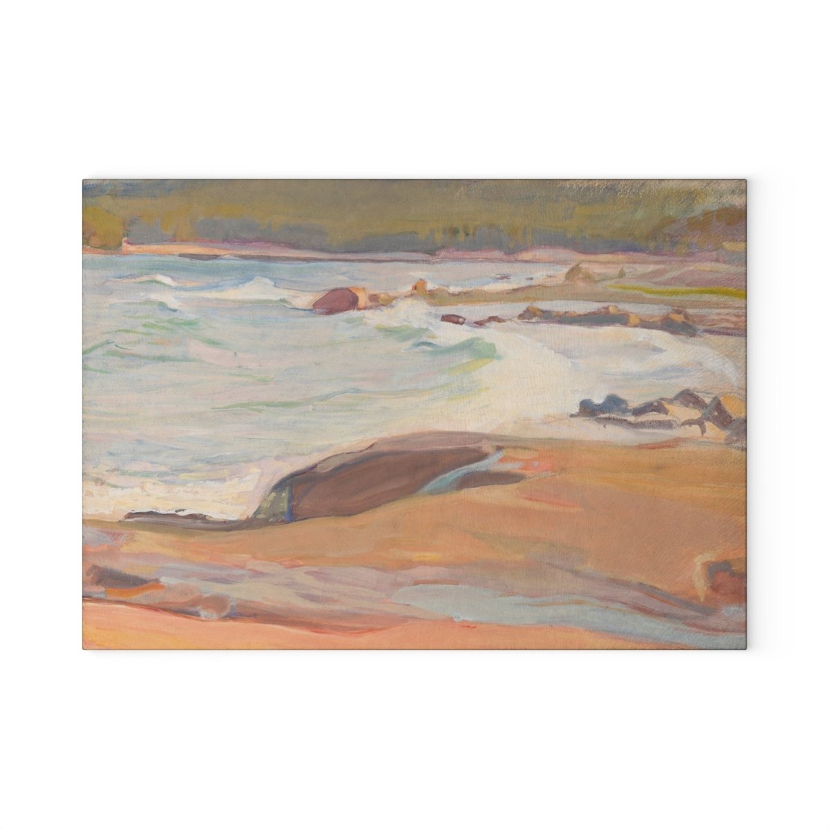 Rocky Shoreline | Glass Chopping Board - Glass Chopping Board - Piccolo Fiore Prints
