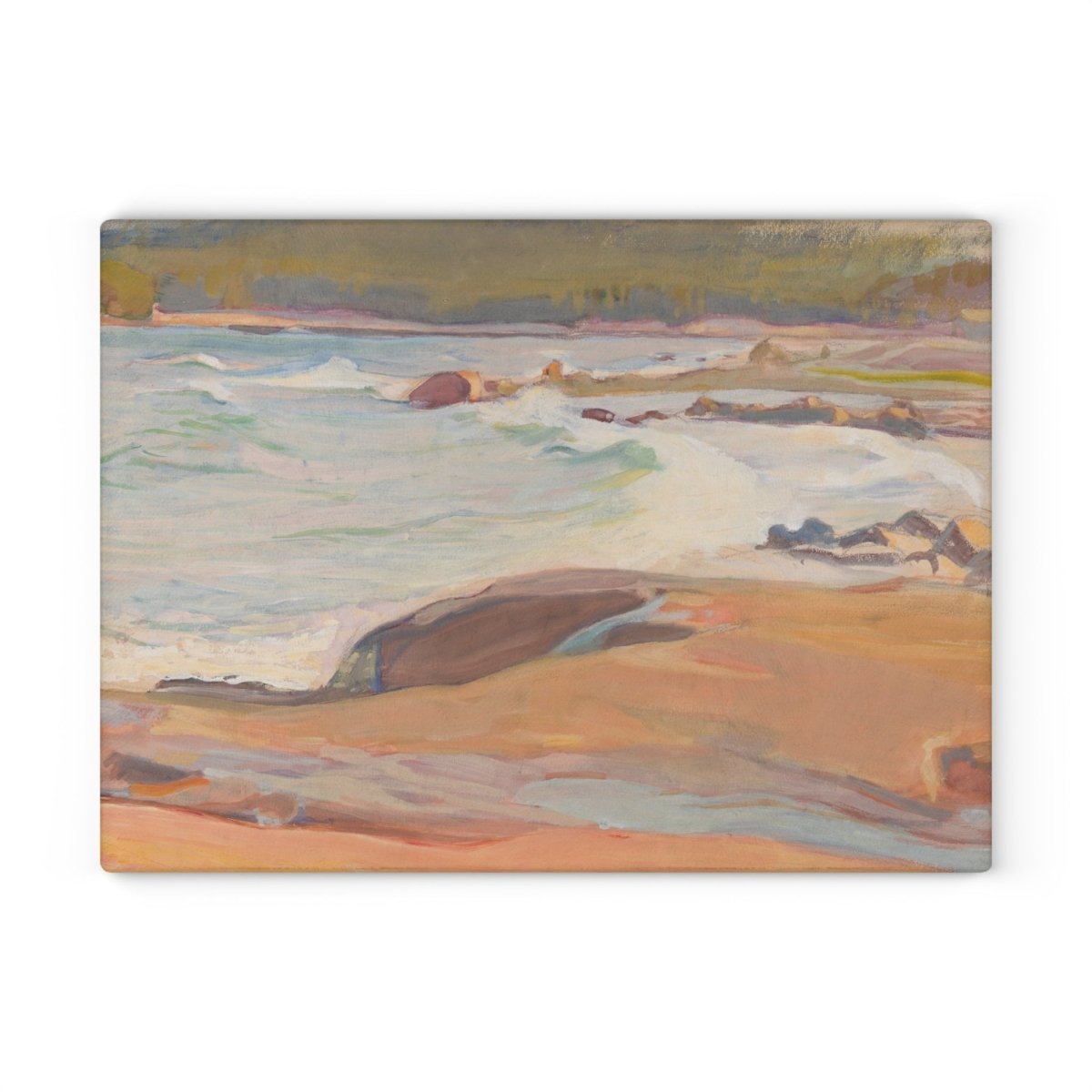 Rocky Shoreline | Glass Chopping Board - Glass Chopping Board - Piccolo Fiore Prints