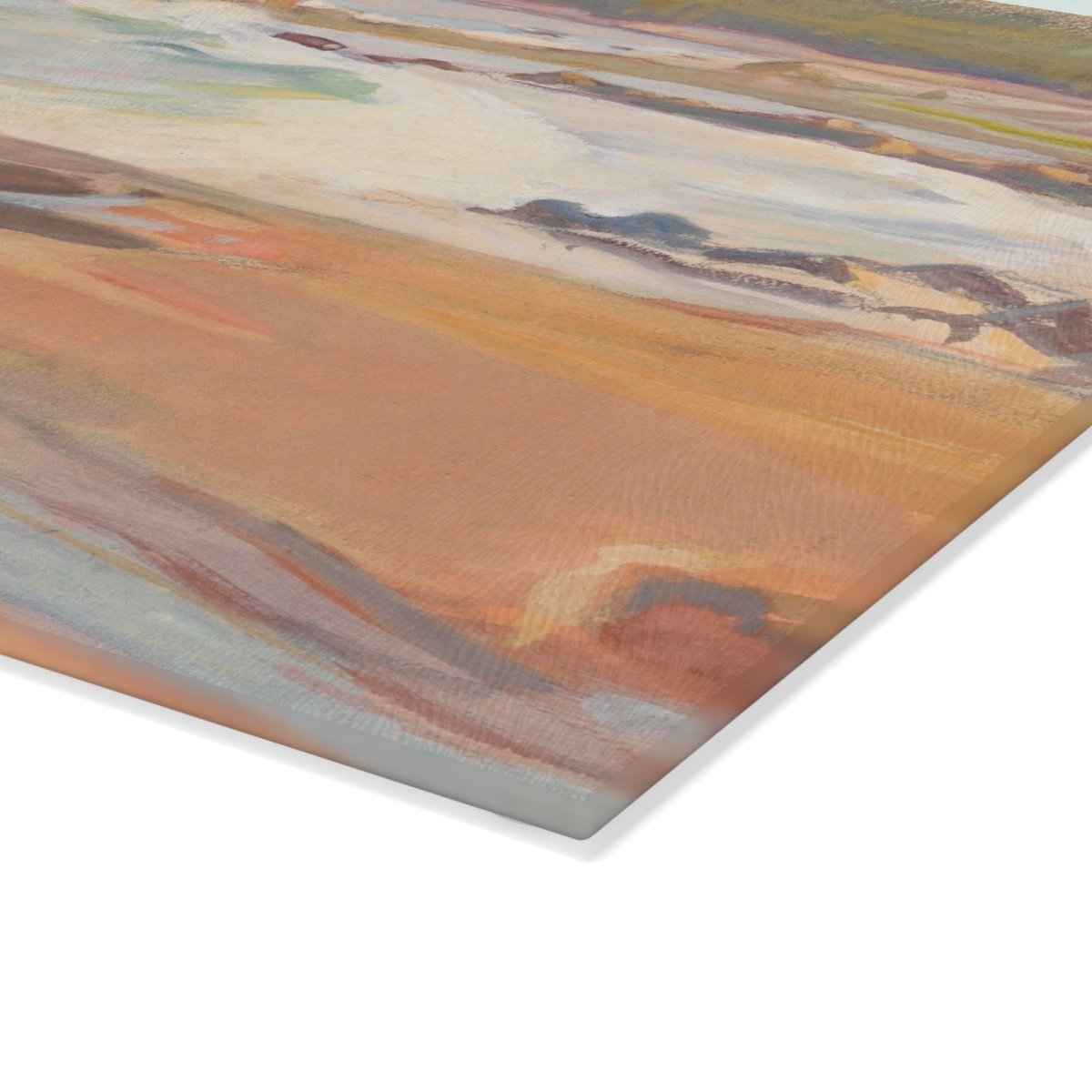 Rocky Shoreline | Glass Chopping Board - Glass Chopping Board - Piccolo Fiore Prints
