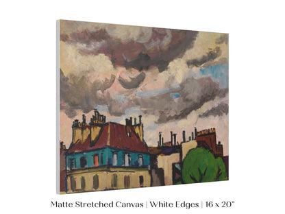 Rooftops and Clouds, Paris | P499 - Single Art Prints - Piccolo Fiore Prints